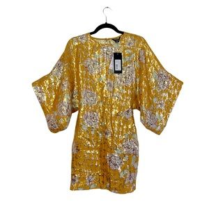 MARCIANO Shimmering yellow gold dress 🐱